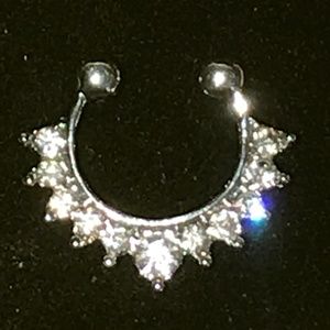 NOSE RING Jewelry - BRAND NEW Crystal Septum Nose Ring NOSE RING Jewelry - BRAND NEW Crystal Septum Nose Ring